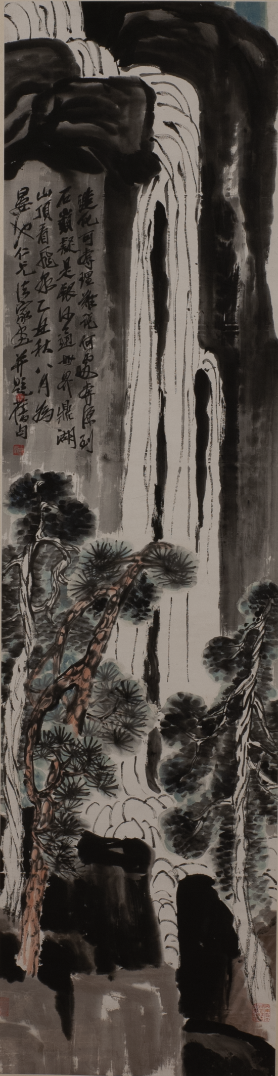 6齐白石飞瀑图轴.png