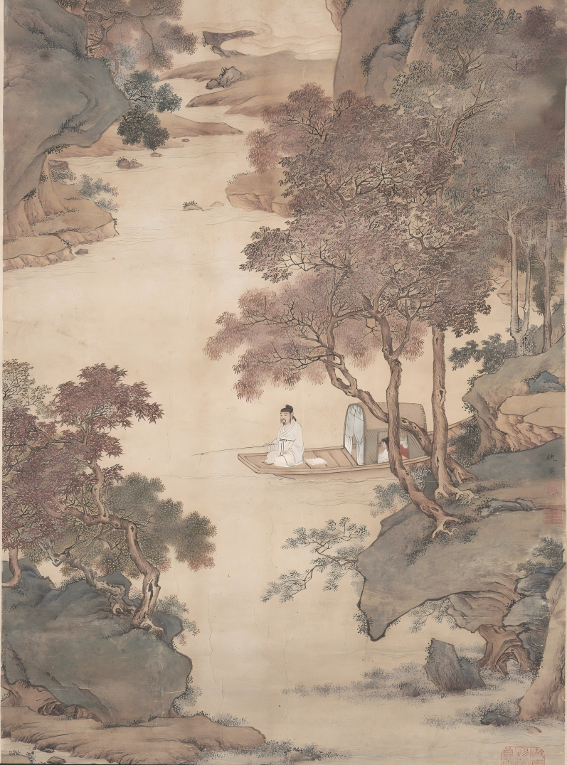 图17仇英枫溪垂钓图轴3.png